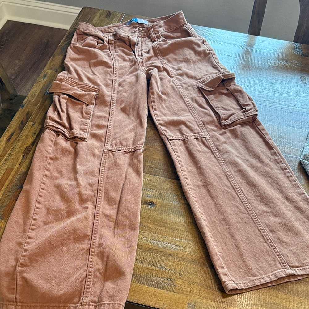 Girls Rust colored Cargo Pants